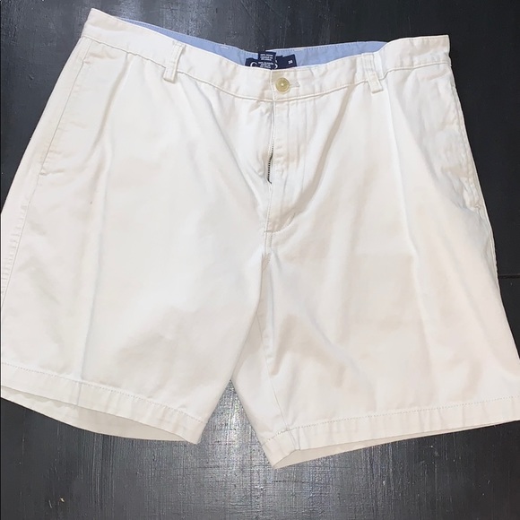 Chaps White/Cream Shorts - Picture 1 of 2